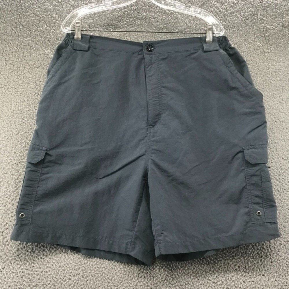 Reel Legends Mens Fishing Bermuda Shorts Gray Size XXL